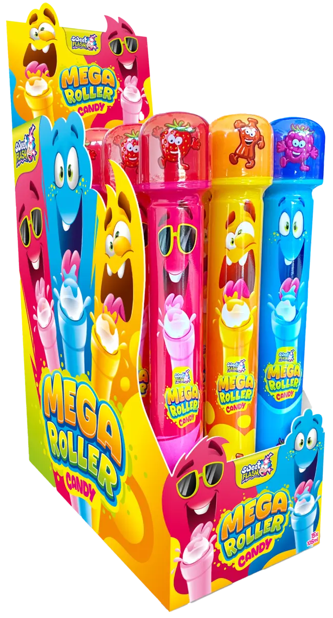 Mega Spray Candy 1 Dspl. x 15 Stk. x 105 ml