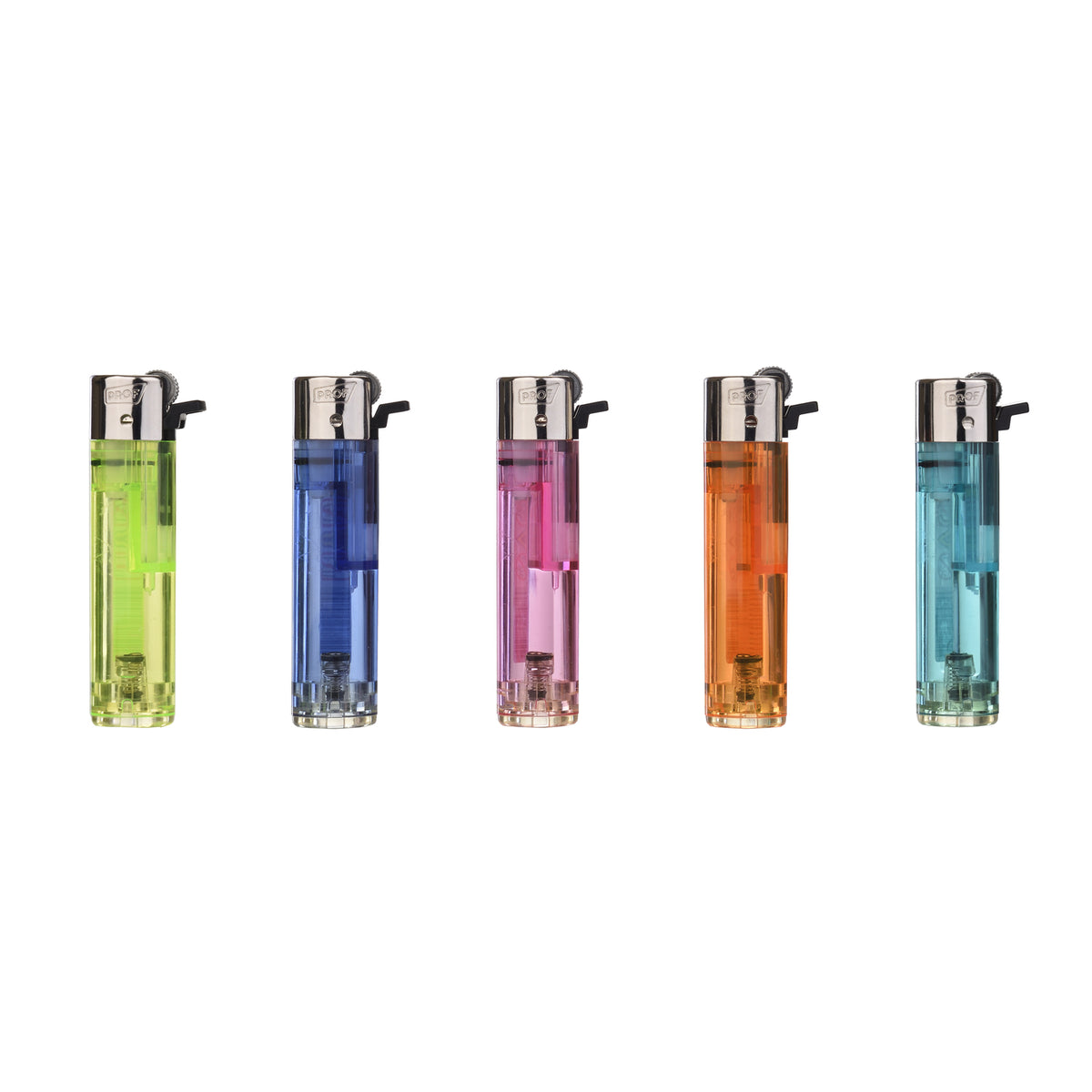 Refill Round Flint Lighter PK-25 - Transparent