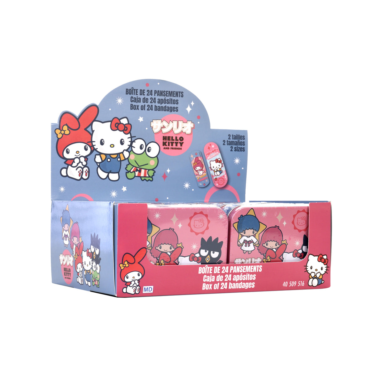 Hello Kitty and Friends Band Aid Metal Box