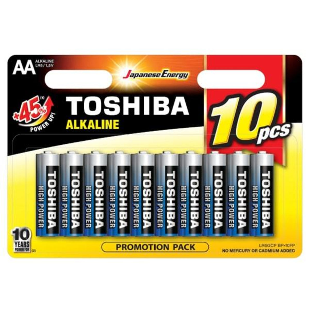 Toshiba Alka BATT AA 1x10