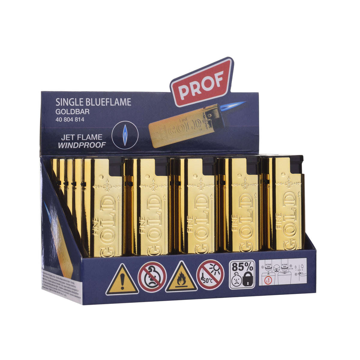 Goldbar Metal Case Lighter DL-25