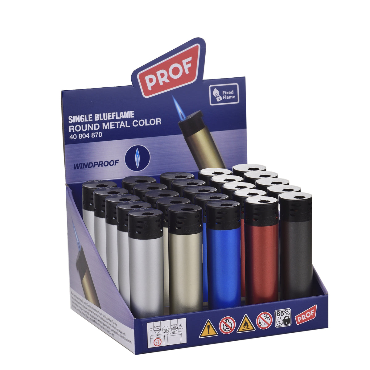 Metal Spray Round Jet Flame Lighter DL-25