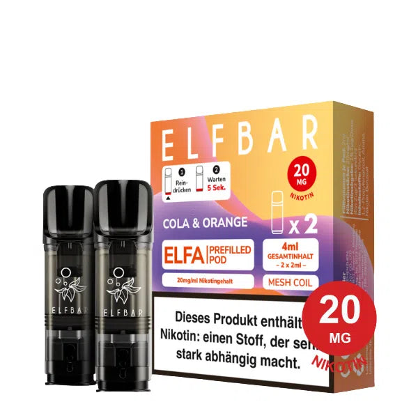 ELFBAR ELFA Pods - Cola & Orange - 20mg/ml
