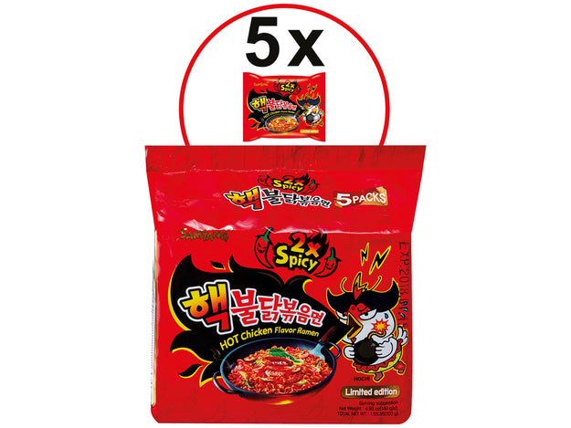 Samyang Hot Chicken 2xSpicy 5x140g