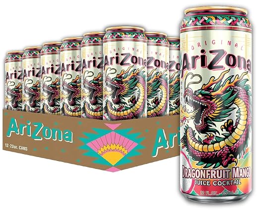 Arizona Dragon Fruit Mango Juice Cocktail 24X650ml