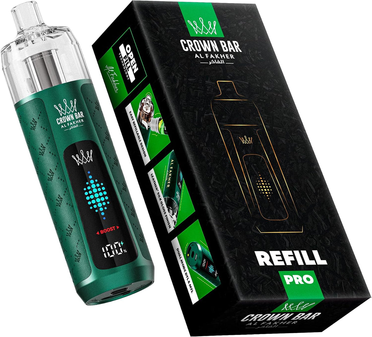 Al Fakher Refill Pro Device 16ml - Forest Green