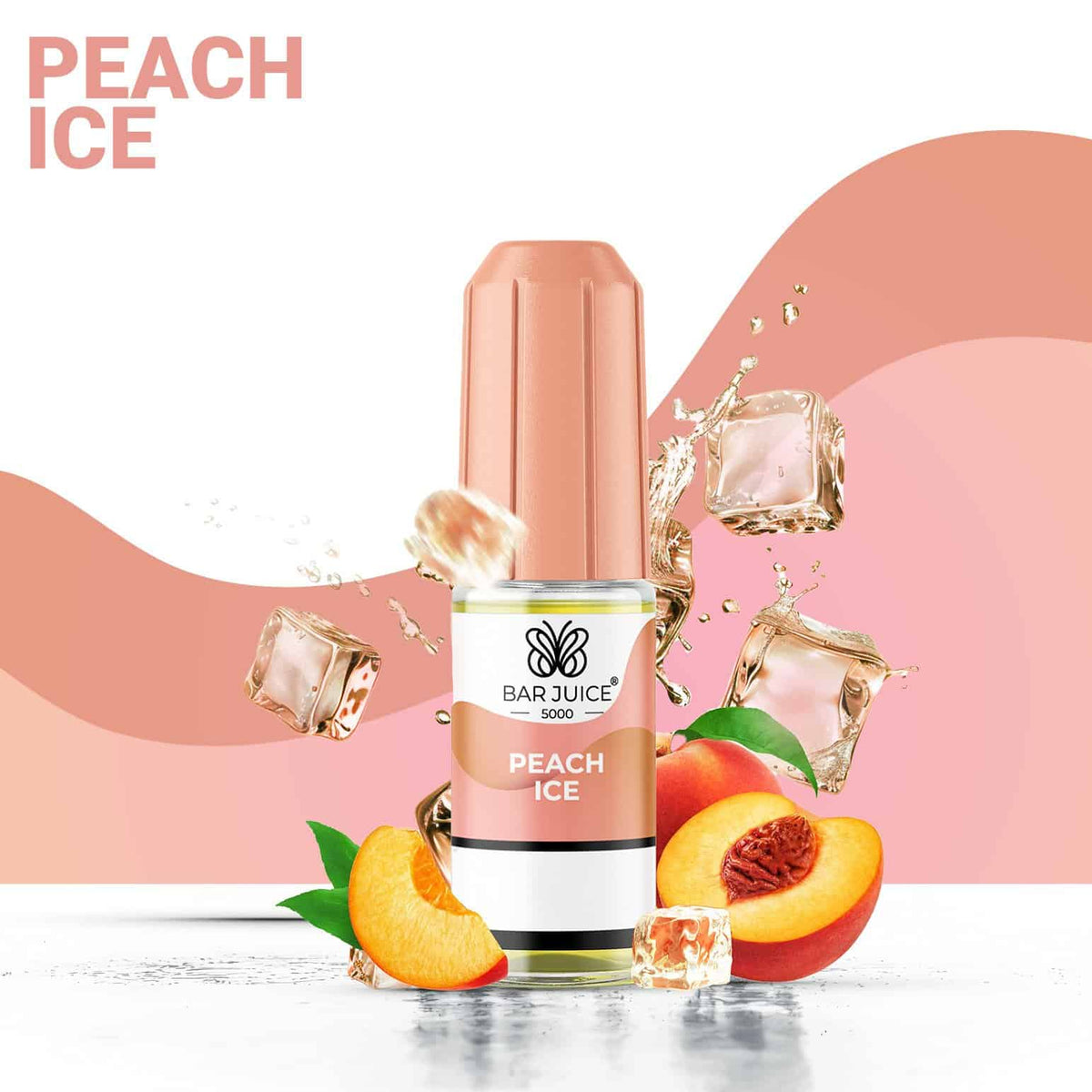 Bar Juice 5000 Nic Salt Liquid Peach Ice 20 mg
