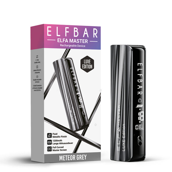 ELFBAR ELFA Master Akkuträger (Luxe Edition) - 1200mAh Metreor Grey