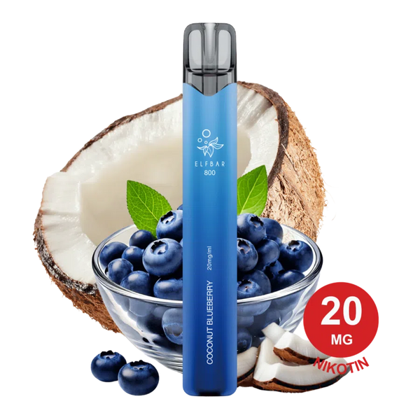Elfbar 800 – Blueberry Coconut 20 mg Nikotin