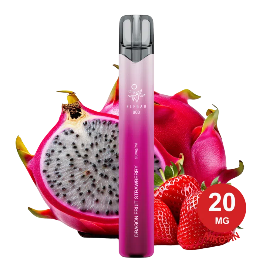 Elfbar 800 – Dragon Fruit Strawberry 20 mg Nikotin