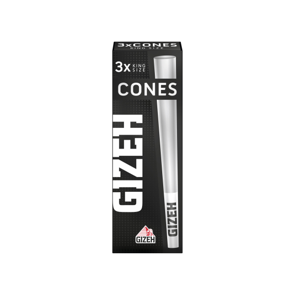 Gizeh Cones Black +Tip 3 Stück je Pack, 24er Pack
