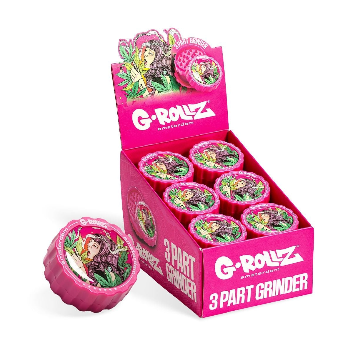 G-Rollz | 3-Part Grinder 53mm 'Collosal Dream'