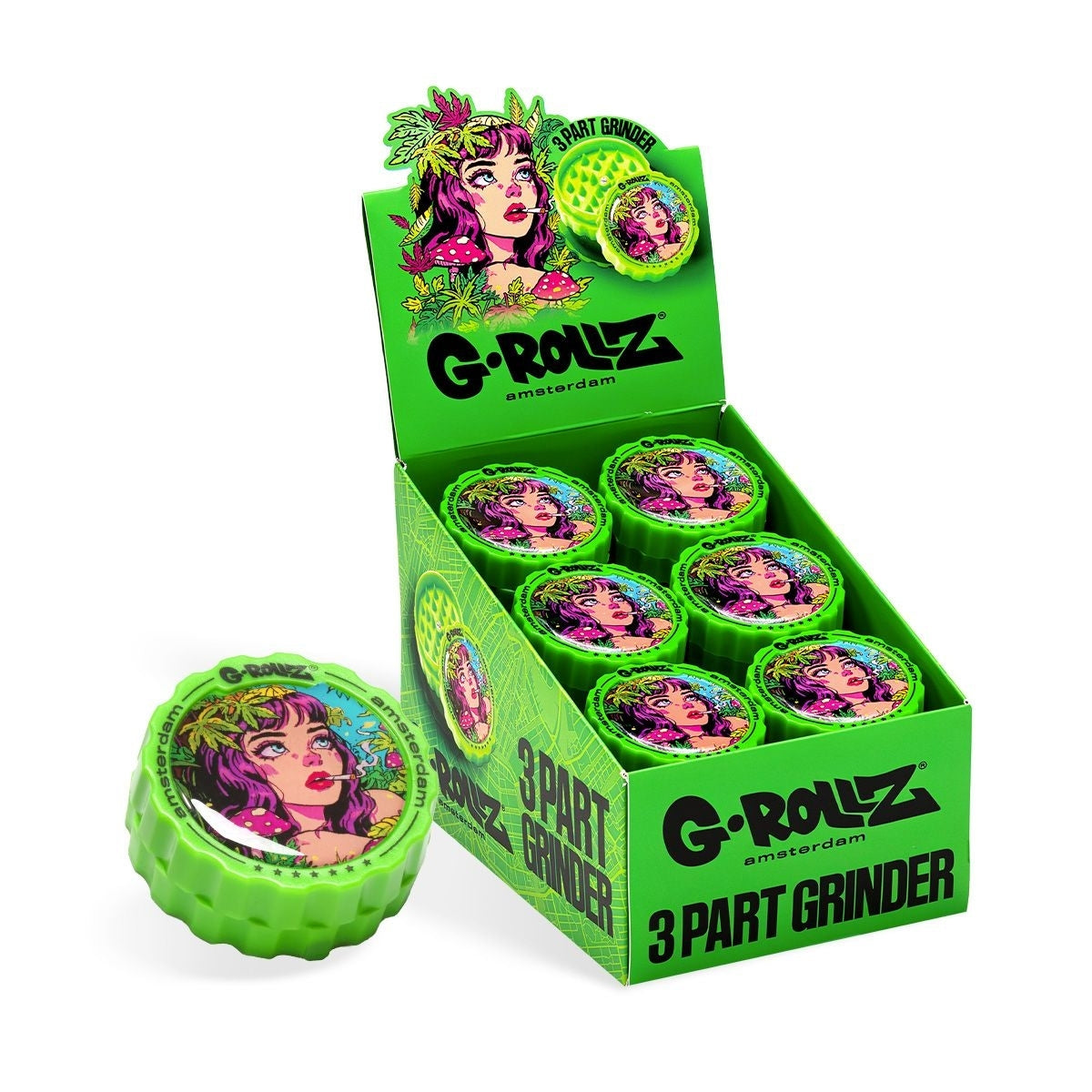 G-Rollz | 3-Part Grinder 53mm 'Jungle'