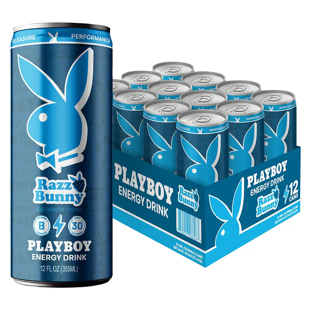 Playboy Energy Drink Razz Bounty 12x330ml