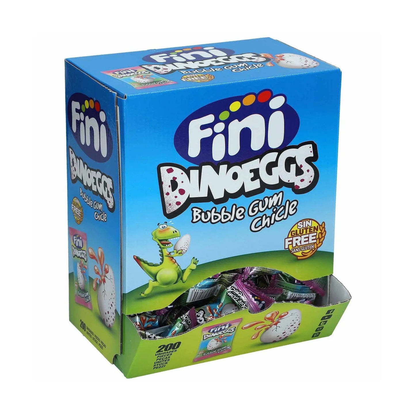 Fini Bubble Gum 200 Stk - Dinoeggs