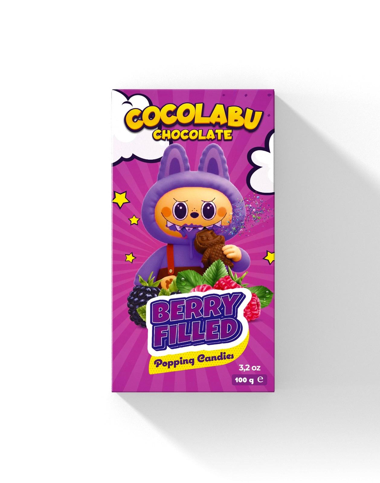 CocoLabu Berry Filled with Popping Candies 100g