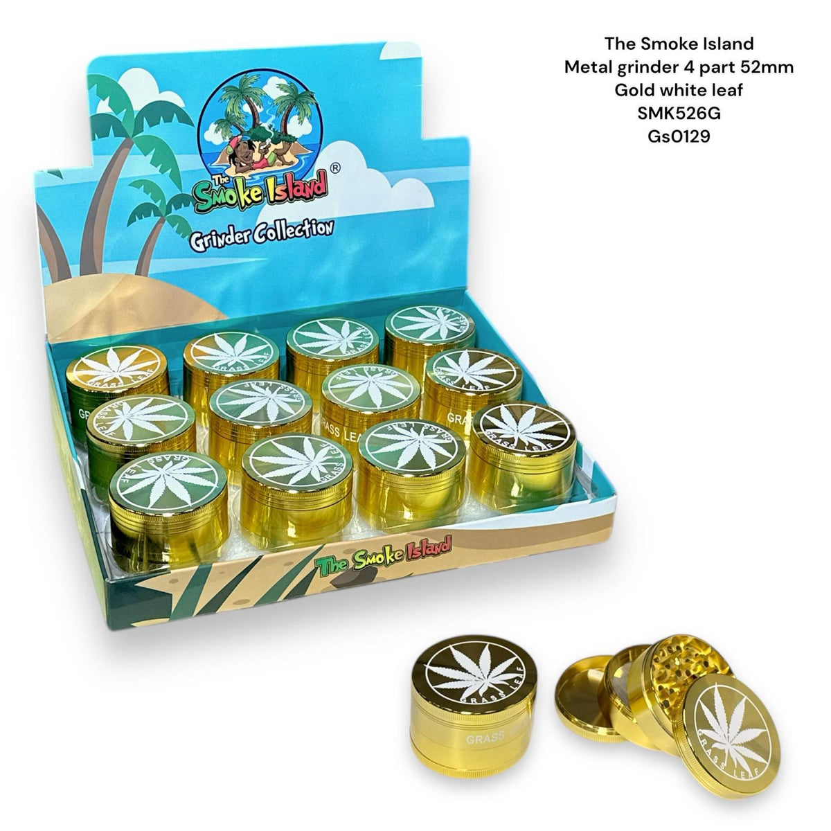 Metall Grinder Gold Edition 4 Part 52 mm