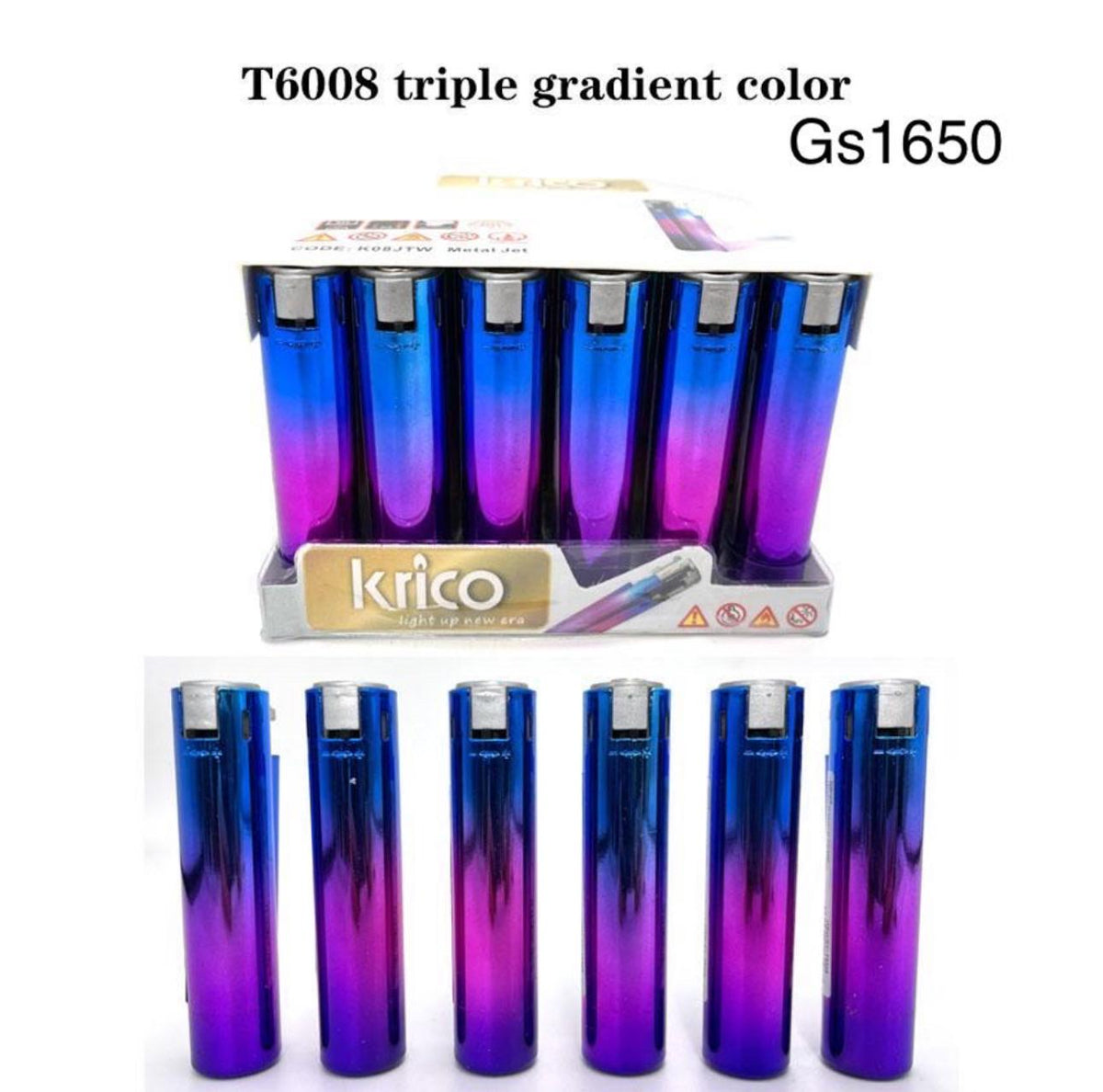 WINDROOF Metal PK30 Krico Feuerzeuge – Triple Gradient Color