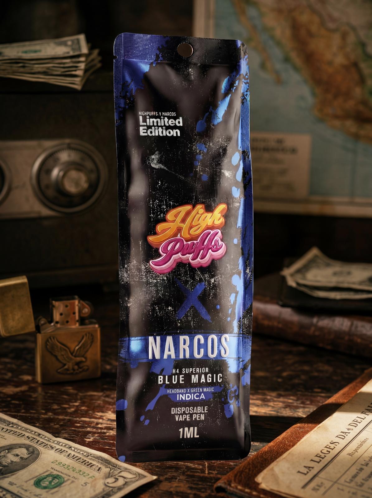 High Puffs H4 Superior Vape Narcos Edition – Blue Magic 1ml