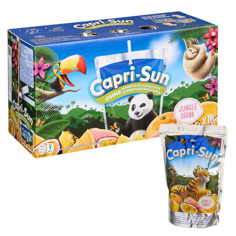Capri-Sun Jungle Drink Fruchtsaftgetränk 40x 0,2 l