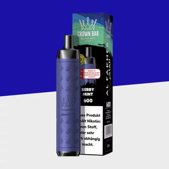 Al Fakher Crown Bar 600 - Berry Mint - Einweg Vape