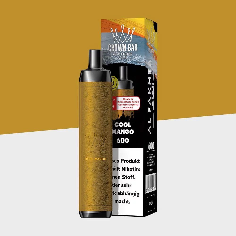 Al Fakher Crown Bar 600 - Cool Mango - Einweg Vape