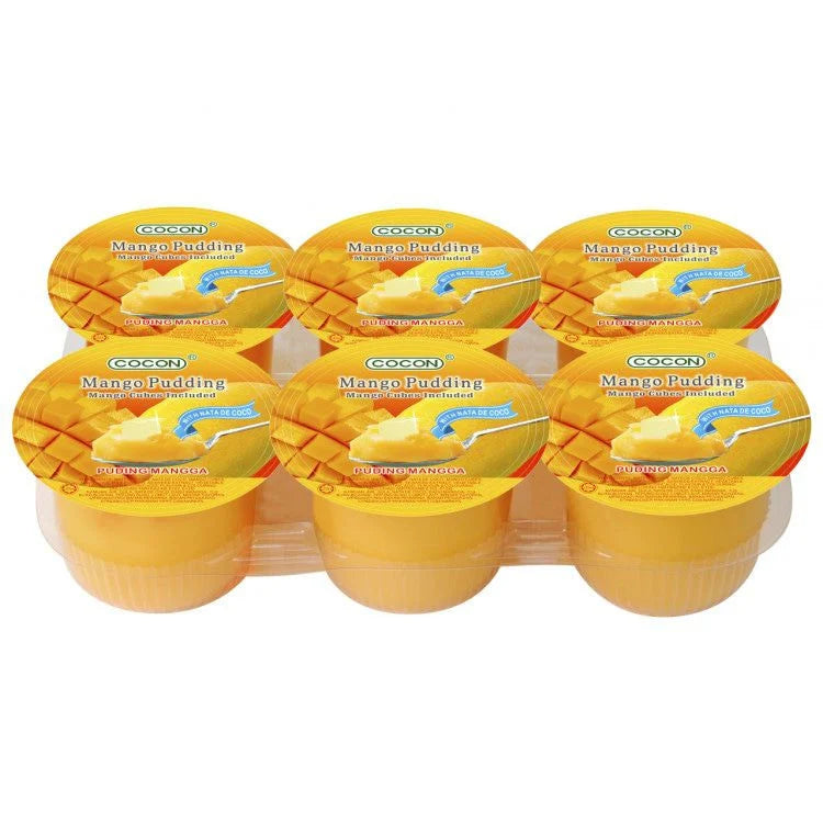 Cocon Mango Pudding & Nata de Coco 6 x 118 g