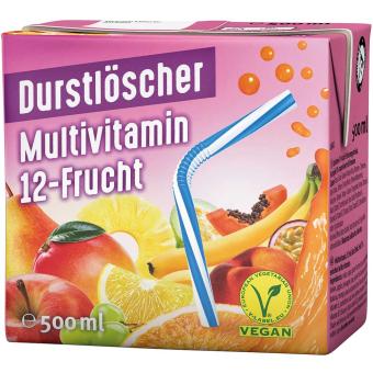 Durstlöscher Multivitamin 12-Frucht 12 x 500ml