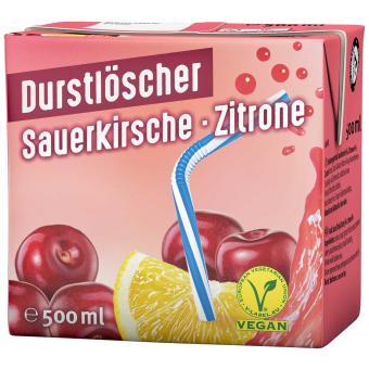 Durstlöscher Sauerkirsche-Zitrone 12 x 500ml