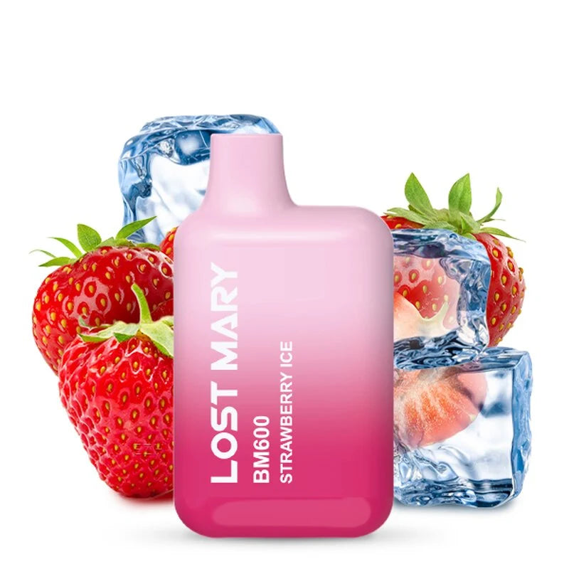 LOST MARY BM600 - Strawberry Ice 20mg Nikotin