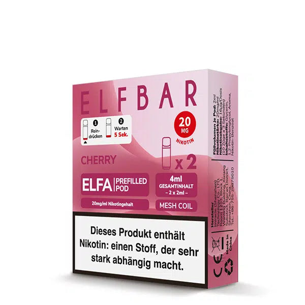 ELFBAR ELFA Pods - Cherry - 20mg/ml
