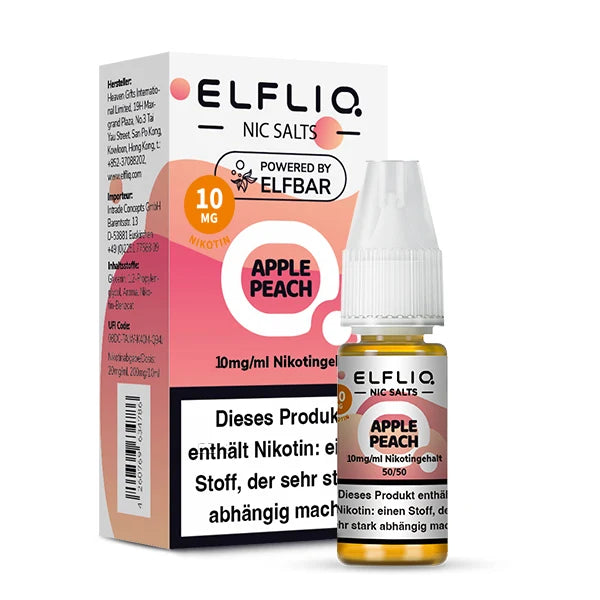 ELFLIQ 10ml - 10mg - Apple Peach