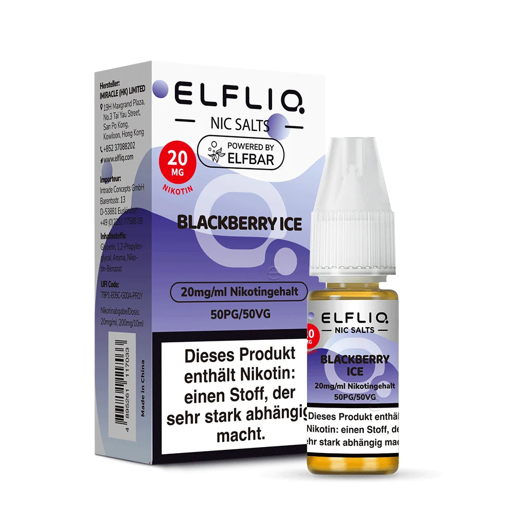 ELFLIQ 10ml - 20mg - Blackberry Ice