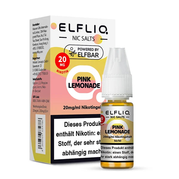ELFLIQ 10ml - 20mg - Pink Lemonade