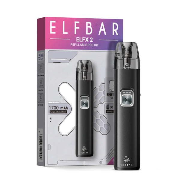 ELFBAR ELFX 2 1700mAh Akkuträger Matte Black
