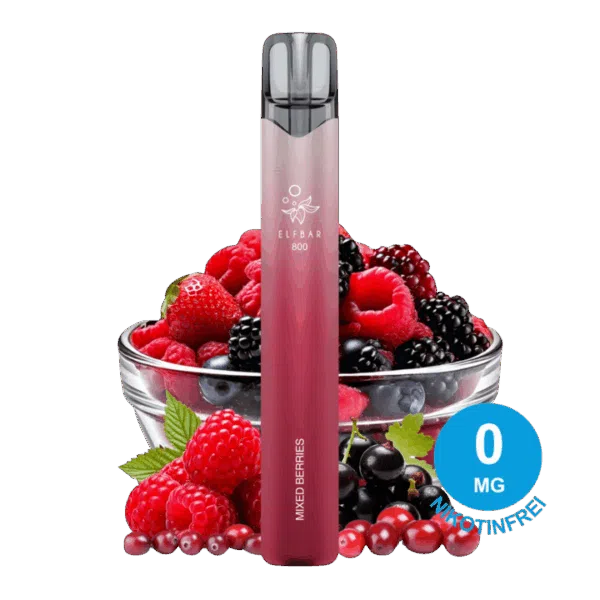 ELFBAR 800 – Mixed Berries 0mg Nikotinfre - 10 Stück