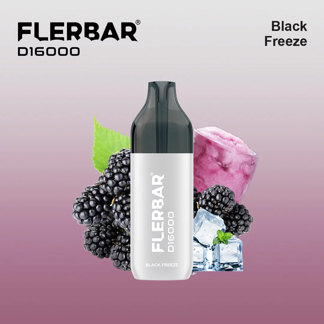 Flerbar D16000 Bundle - Black Freeze - 10 Stk.