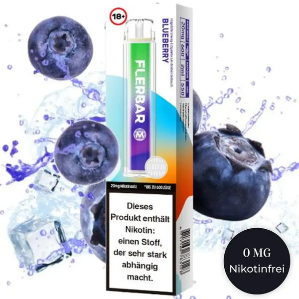Flerbar M – Blueberry – nikotinfrei (10er)