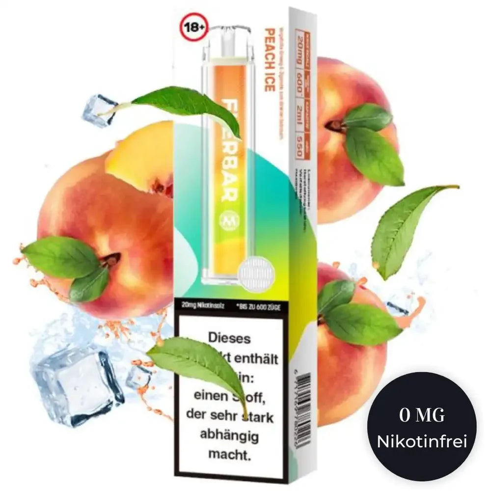 Flerbar M – Peach Ice – nikotinfrei (10er)