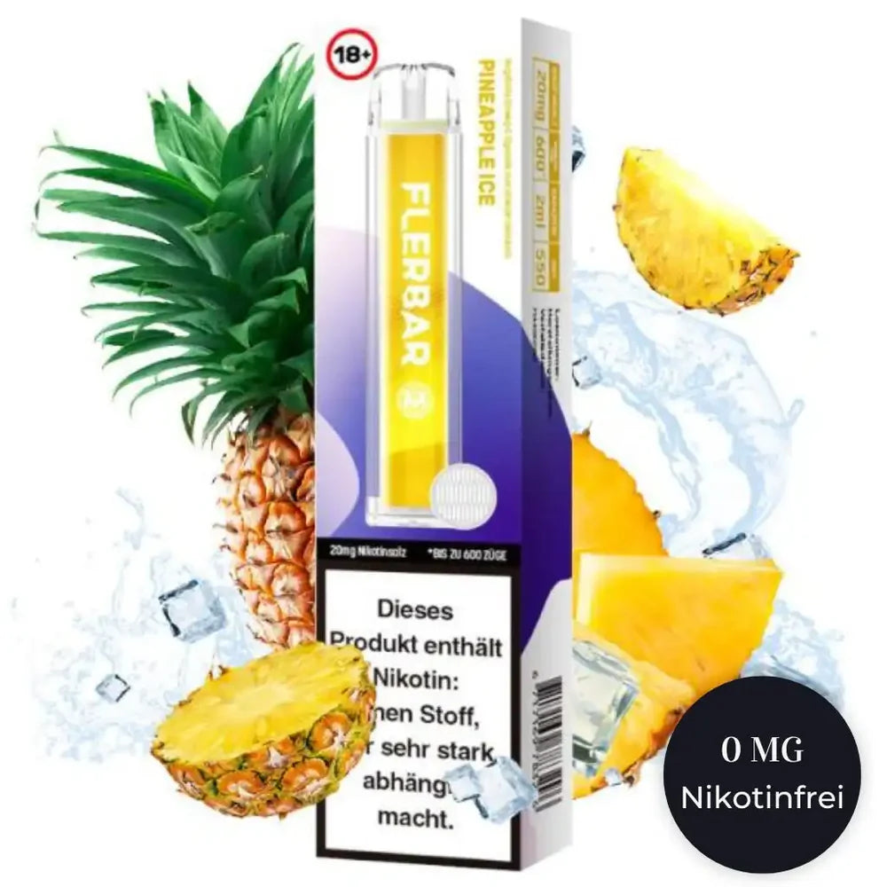 Flerbar M – Pineapple Ice – nikotinfrei (10er)
