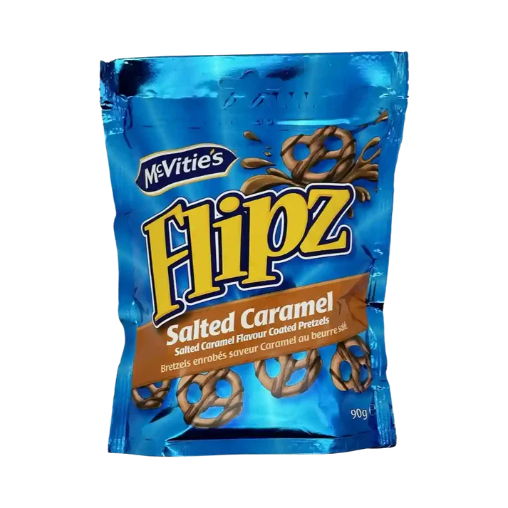 Flipz Salted Caramel Coated Pretzels 90g