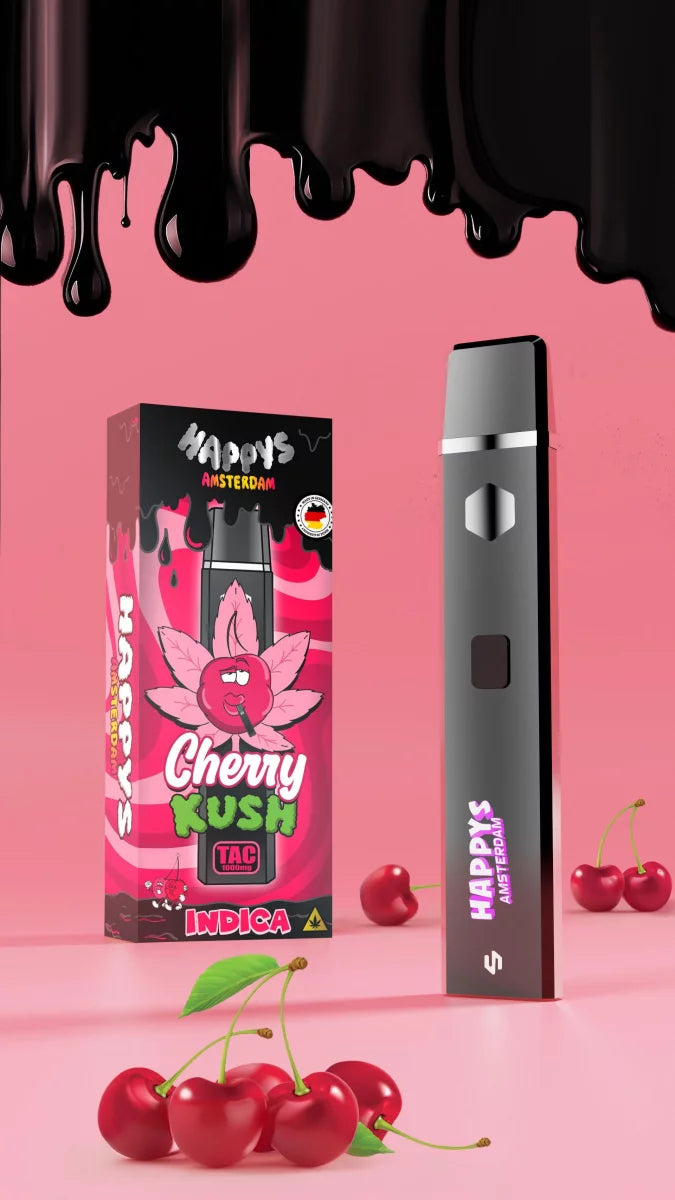 Happys Amsterdam TAC Vape – Cherry Kush