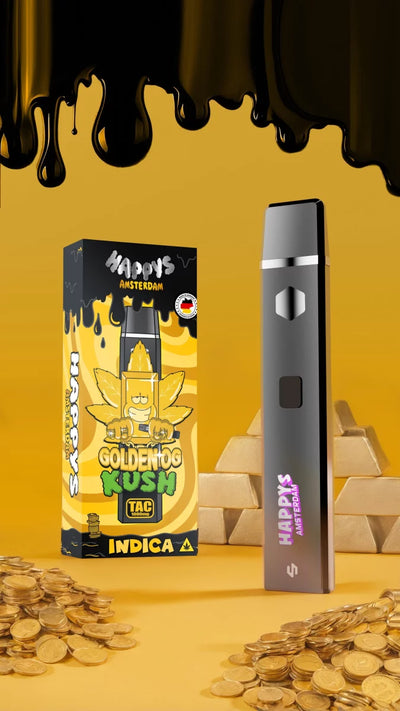 Happys Amsterdam TAC Vape – Golden OG Kush