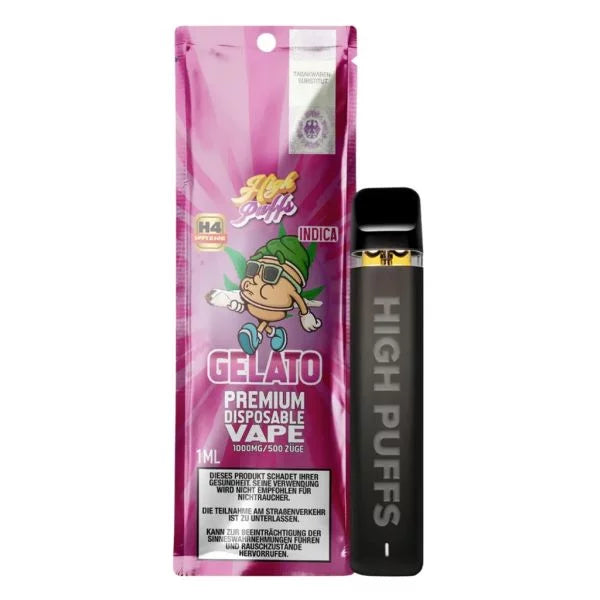 High Puffs H4 Superior Vape – 1 ml, Gelato