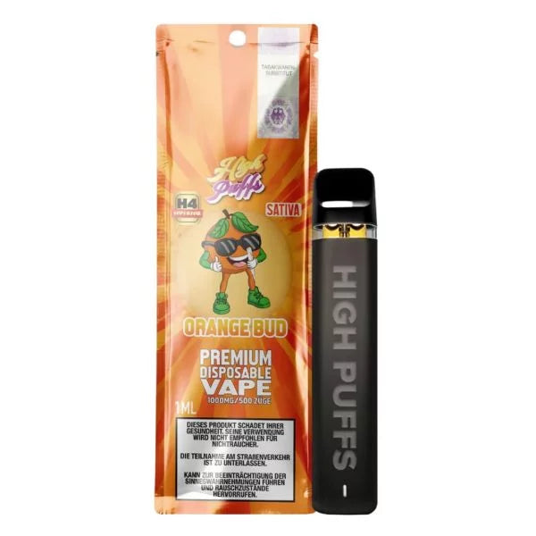 High Puffs H4 Superior Vape – 1 ml, Orange Bud