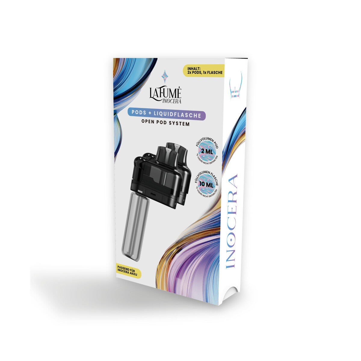 Inocera - Ersatzpods 2x Pod + 1x Liquidflasche