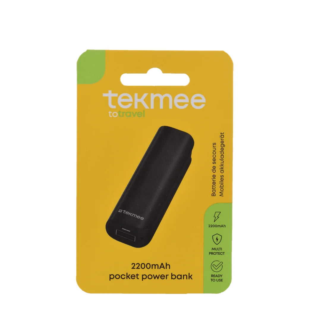 TEKMEE MULTICHARGE POWERBANK 2200mAh