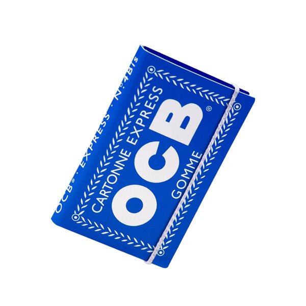 OCB Blau Gummizug – Rolling Papers 25 Heftchen à 100 Blatt