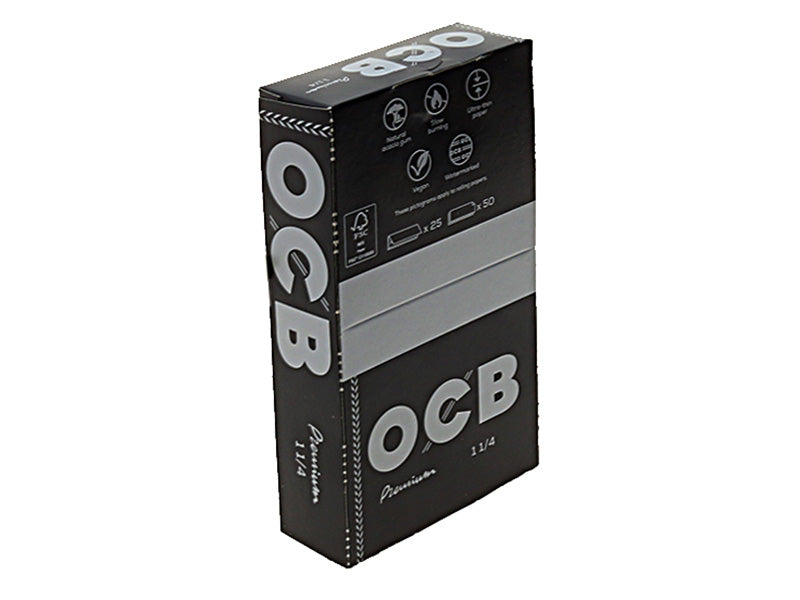 OCB Paper "Premium" 1 1/4 ultra-fine; á 50 Blatt; 25er Pack