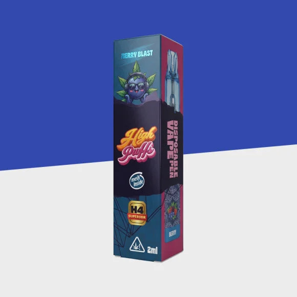 High Puffs H4 Superior Vape - 2 ml, Berry Blaze